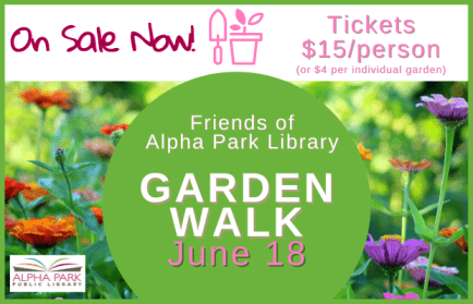 Alpha Park Library - Garden Walk 2022
