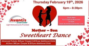 Avanti's Event Center - Mother Son Sweetheart Dance February 2026