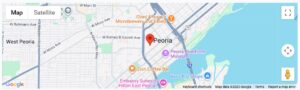 Peoria Civic Center Map
