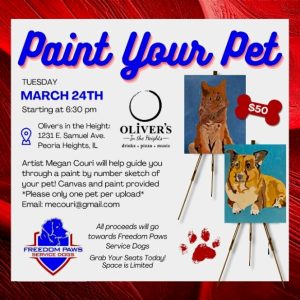 Freedom Paws Service Dogs - Paint Your Pet