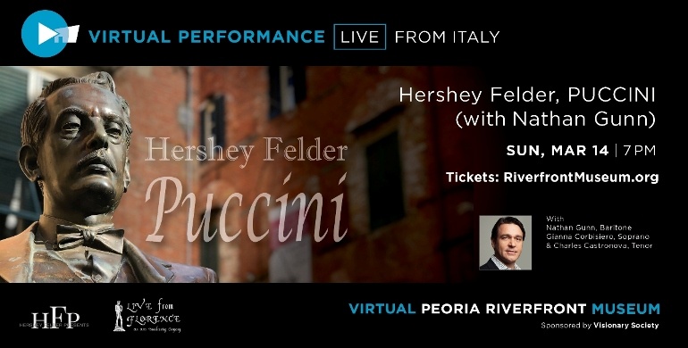 Hershey Felder Puccini - Peoria Riverfront Museum