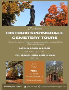 Historic Springdale Cemetery Tours 2025