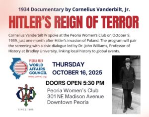 Peoria Area World Affairs Council - Hitler’s Reign of Terror