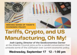 Peoria Area World Affairs Council - Tariffs, Crypto, and US Manufacturing