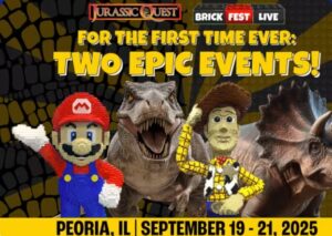 Peoria Civic Center - Jurrasic Quest & Brick Fest Live