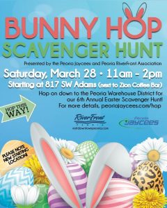 Peoria Downtown - Bunny Hop Scavenger Hunt 2026