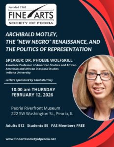 Peoria Fine Arts Society - Archibald Motley, the ‘New Negro’ Renaissance, and the Politics of Representation