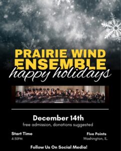 Prairie Wind Ensemble - Holiday Concert Dec 2025