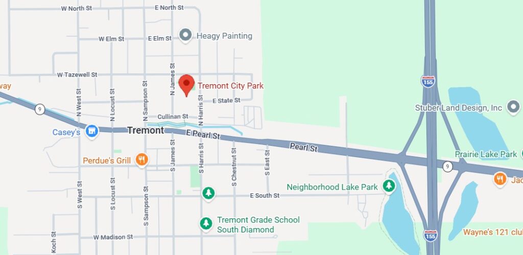 Tremont Turkey Festival Map